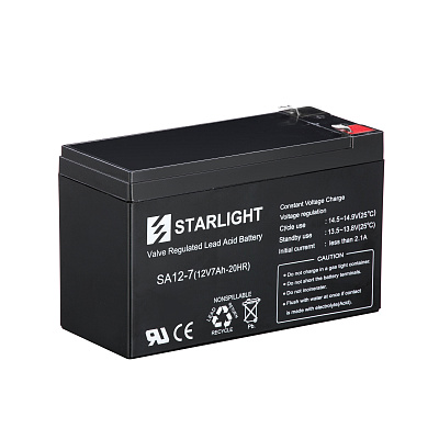 Starlight  Starlight Аккумулятор 12v-7ah — купить в Шымкенте